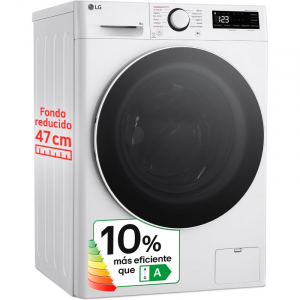 LG F2WR5S08A0W 8 Kg Lavadora Carga Frontal AI Direct Drive™ Steam™ Blanca Original